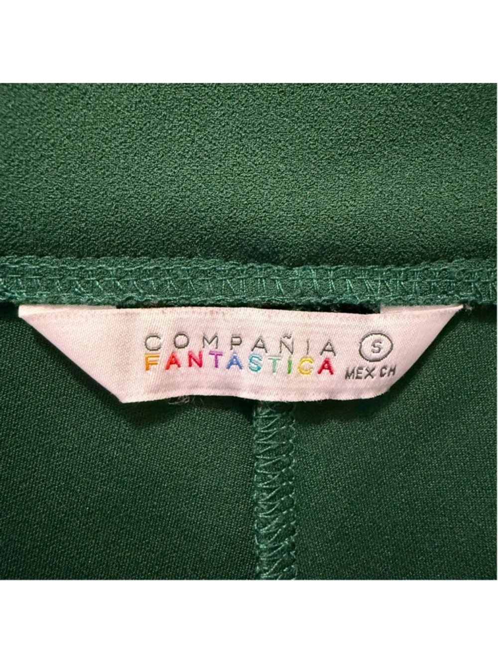 Compania Fantastica Women's Green Wide Leg Pants - Picture 4 of 8